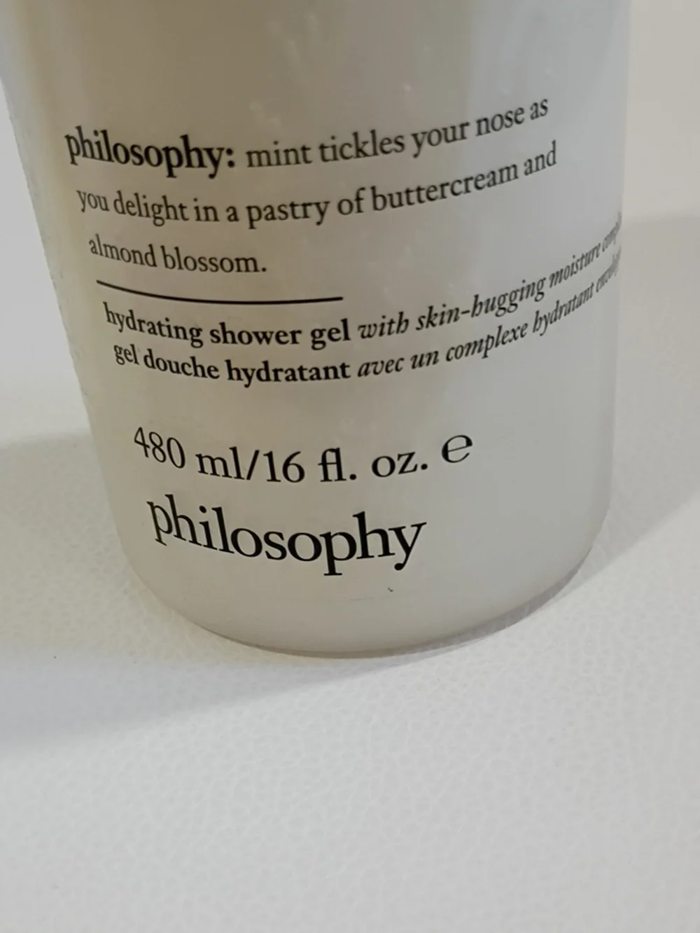 Philosophy Fresh Cream & Mint Hydrating Shower Gel — White